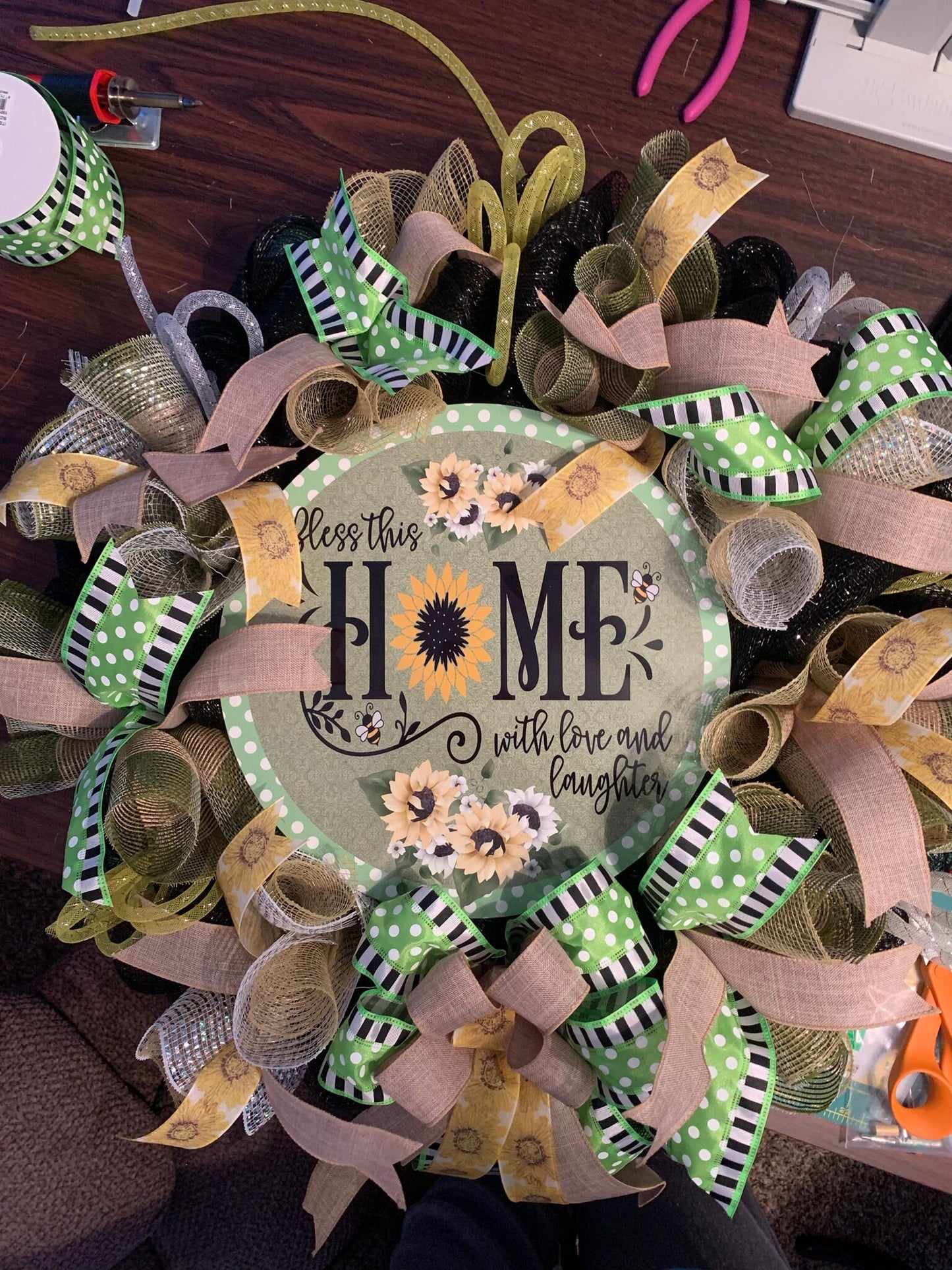 Bless this Home Wreath