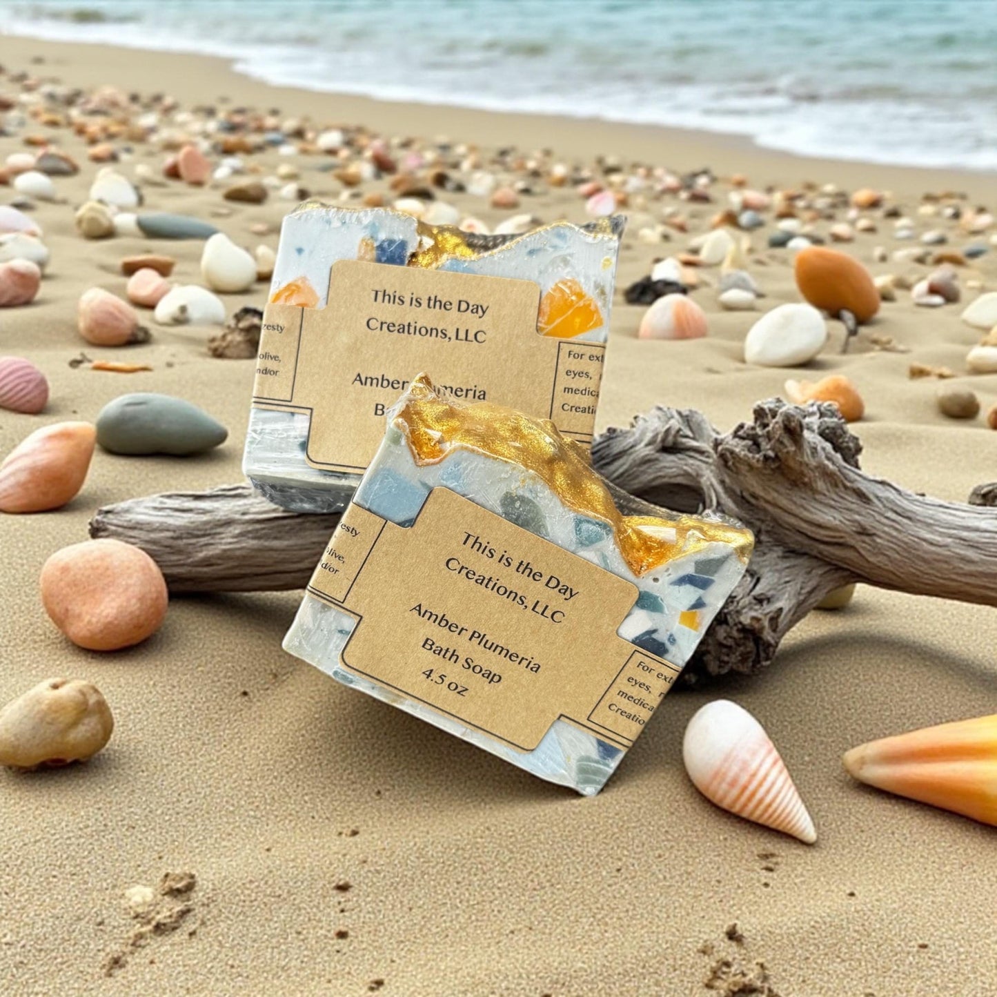 Amber Plumeria Body Soap