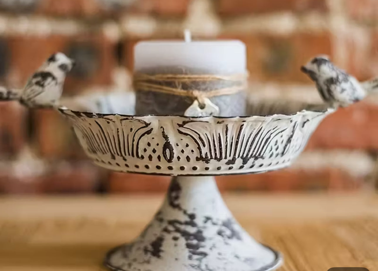 Rustic candle holder