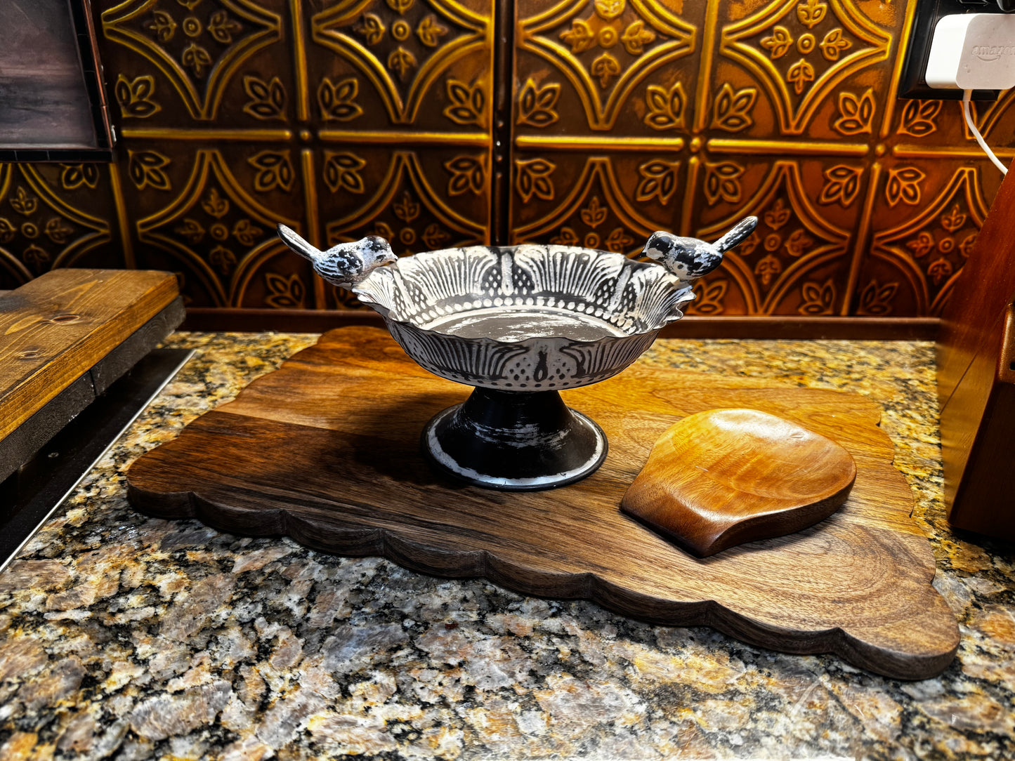 Rustic candle holder