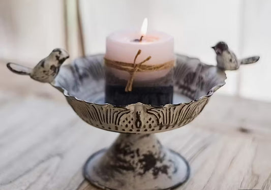 Rustic candle holder