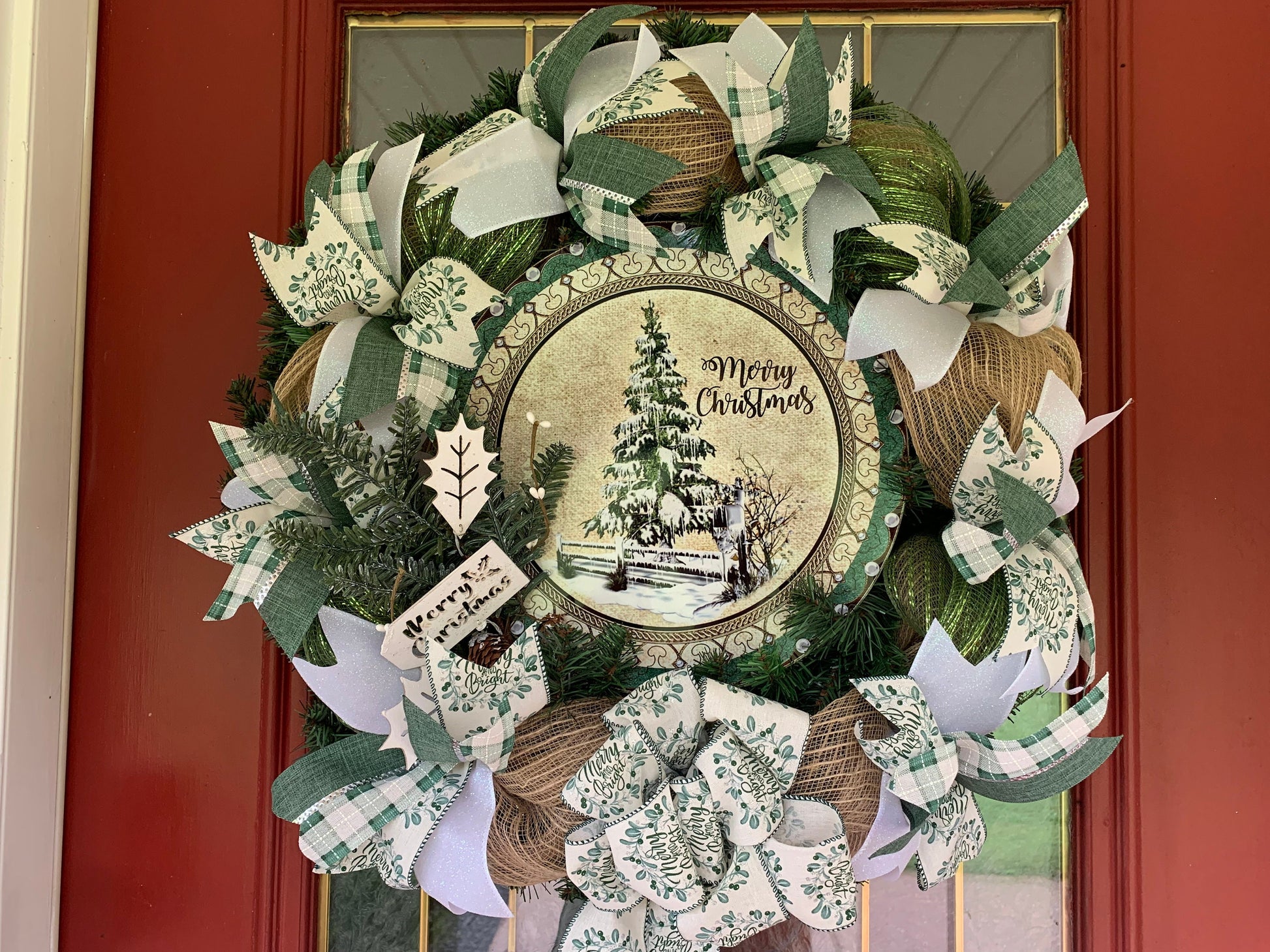 Merry Christmas Wreath