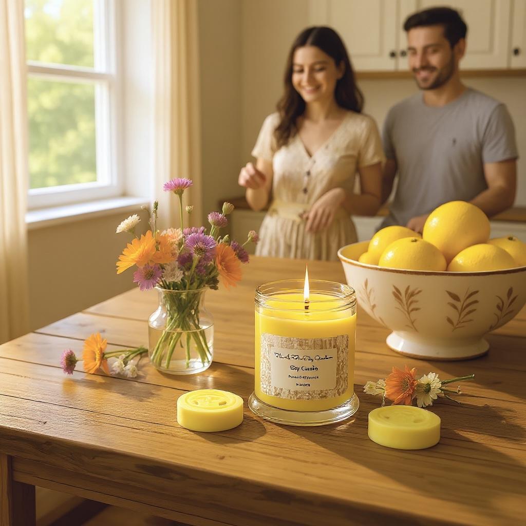 12 oz Soy Candle: Honeysuckle