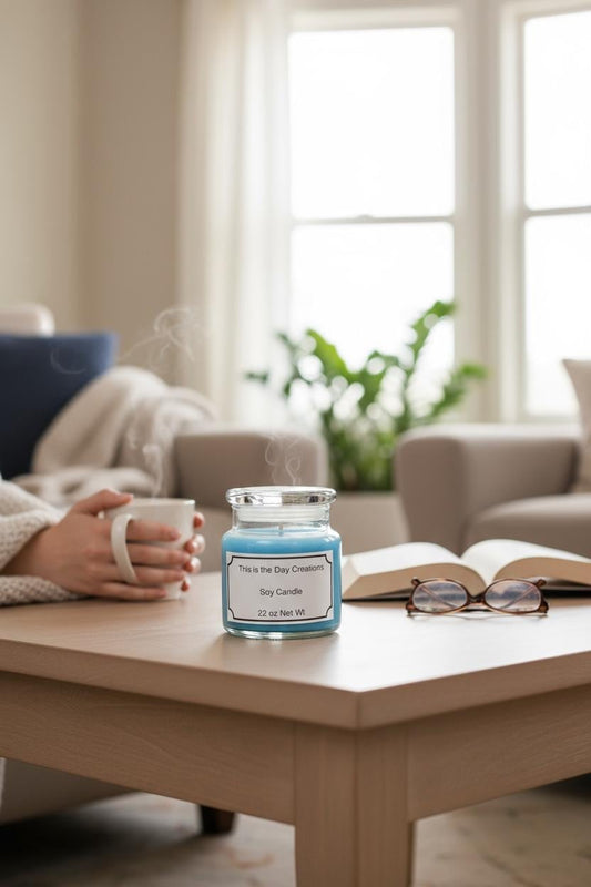 22 oz Soy Candle: Woodland Snow