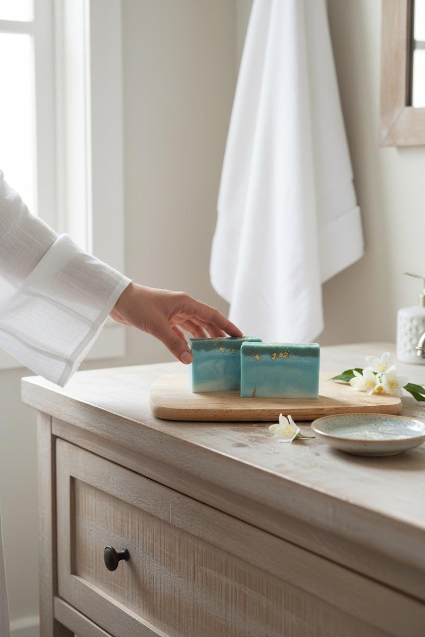 Clean Cotton with Bamboo goat milk soap