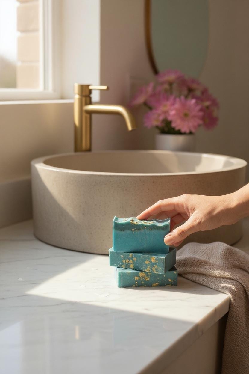 Clean Cotton with Bamboo goat milk soap