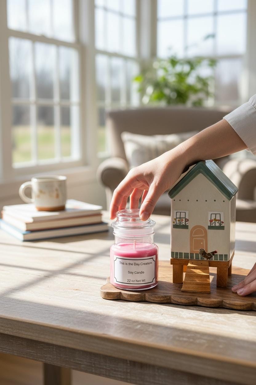 22 oz Soy Candle: Cinnamon Swirl