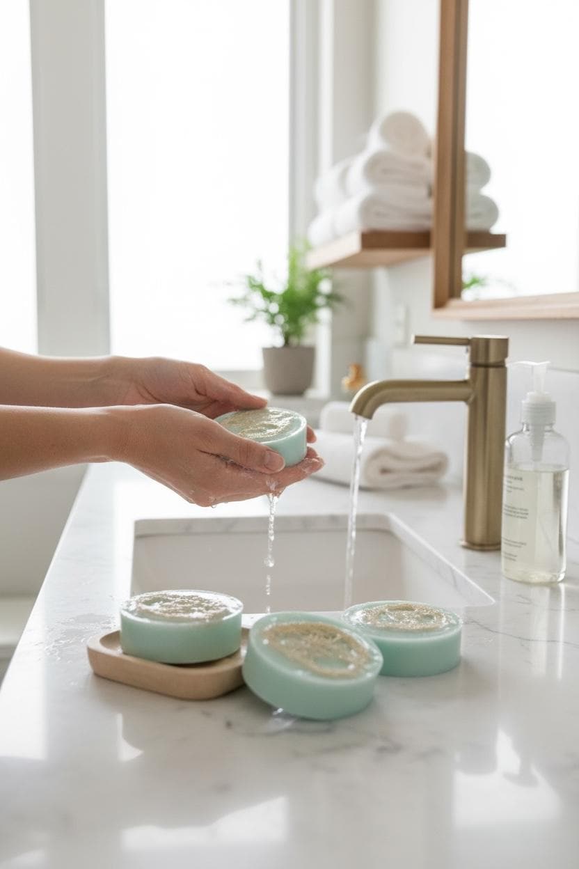 Caribbean Teakwood loofah Goat Milk Body Soap